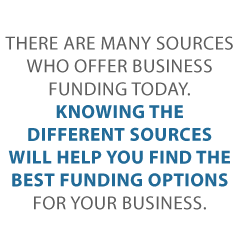 business funding sources Credit Suite2 - Available Business Funding Sources