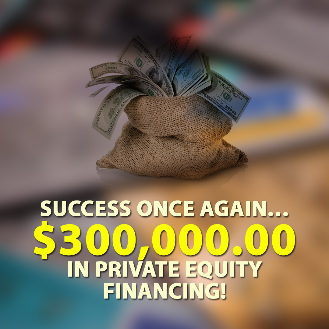 Success-once-again-300000.00-in-Private-Equity-financing-1080X1080