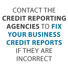 Starting an Equifax Credit Freeze Credit Suite - Information on fixing your business credit reports if needed.