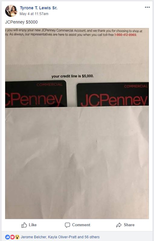 CreditSuite BusinessCredit Results JC Penny - Business Credit Results
