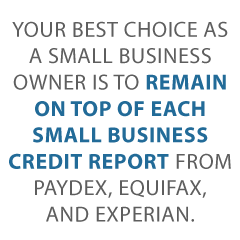 Small Biz Reports on Credit Credit Suite