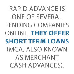 Rapid Advance Rapid Finance Credit Suite