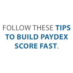 establish PAYDEX quickly Credit Suite