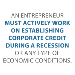 establishing business credit recession2 - Establishing Corporate Credit in a Recession
