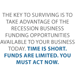 recession biz funding opportunities Business Credit Guru