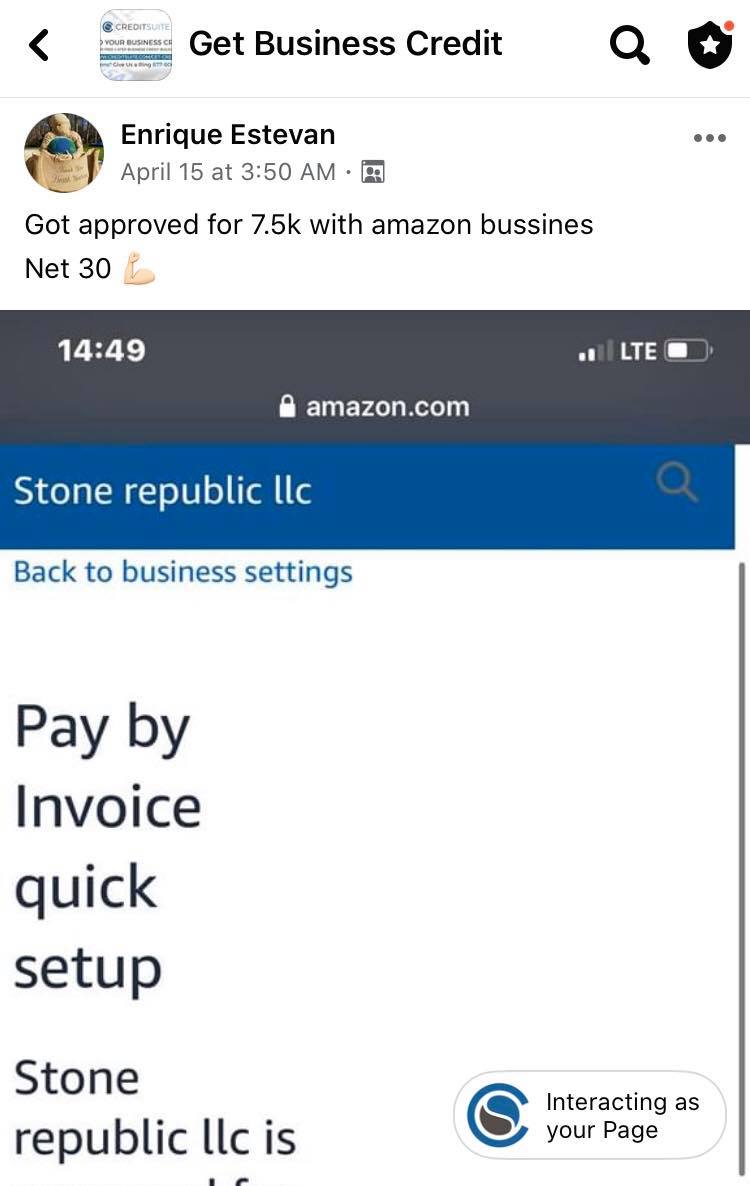 $7500 Amazon Business