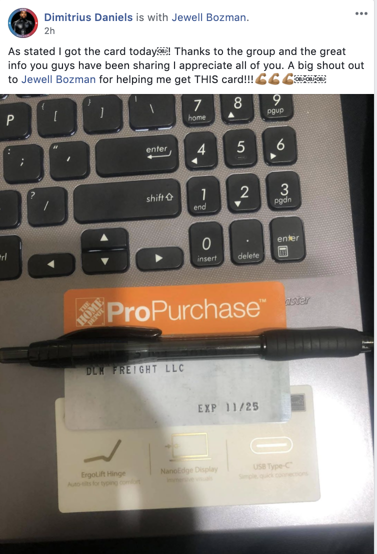 Home Depot Pro Purchase Card Creditsuite - Business Credit Results