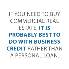 using business credit to buy real estate Credit Suite