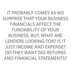 business financials Credit Suite