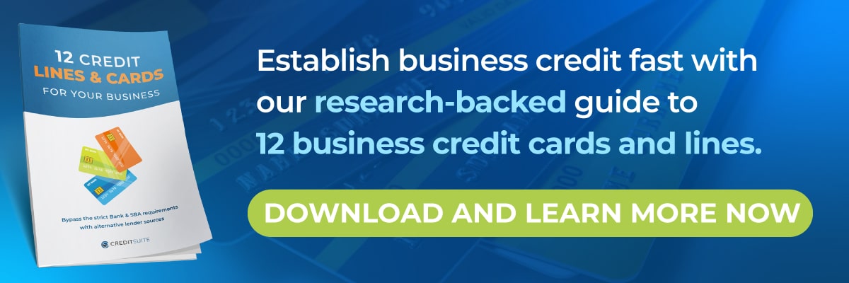 Establish business credit fast with our research-backed guide to 12 business credit cards and lines via Credit Suite