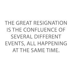 The Great Resignation Credit Suite Information in regards to the great resignation. 