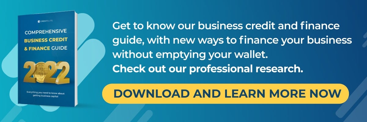Information on Credit Suite's Business Credit and Finance Guide. Get to know our business credit and finance guide, with new ways to finance your business without emptying your wallet. Check out our professional research.