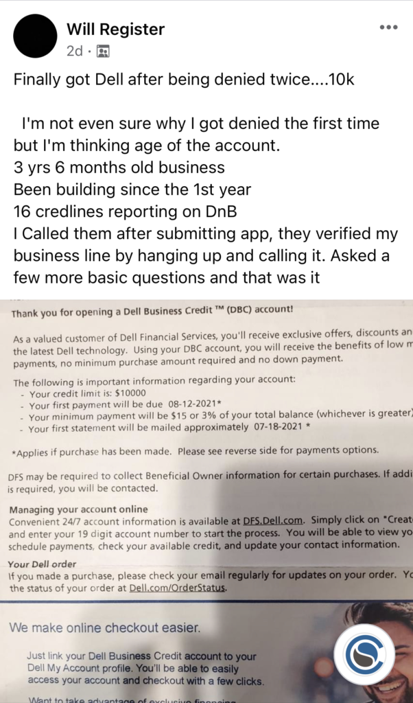 Dell-Approval-Credit-Suite