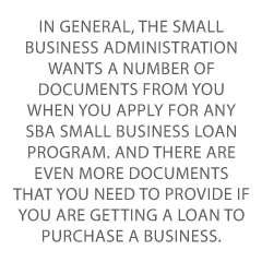 SBA Loan to Buy a Business Credit Suite