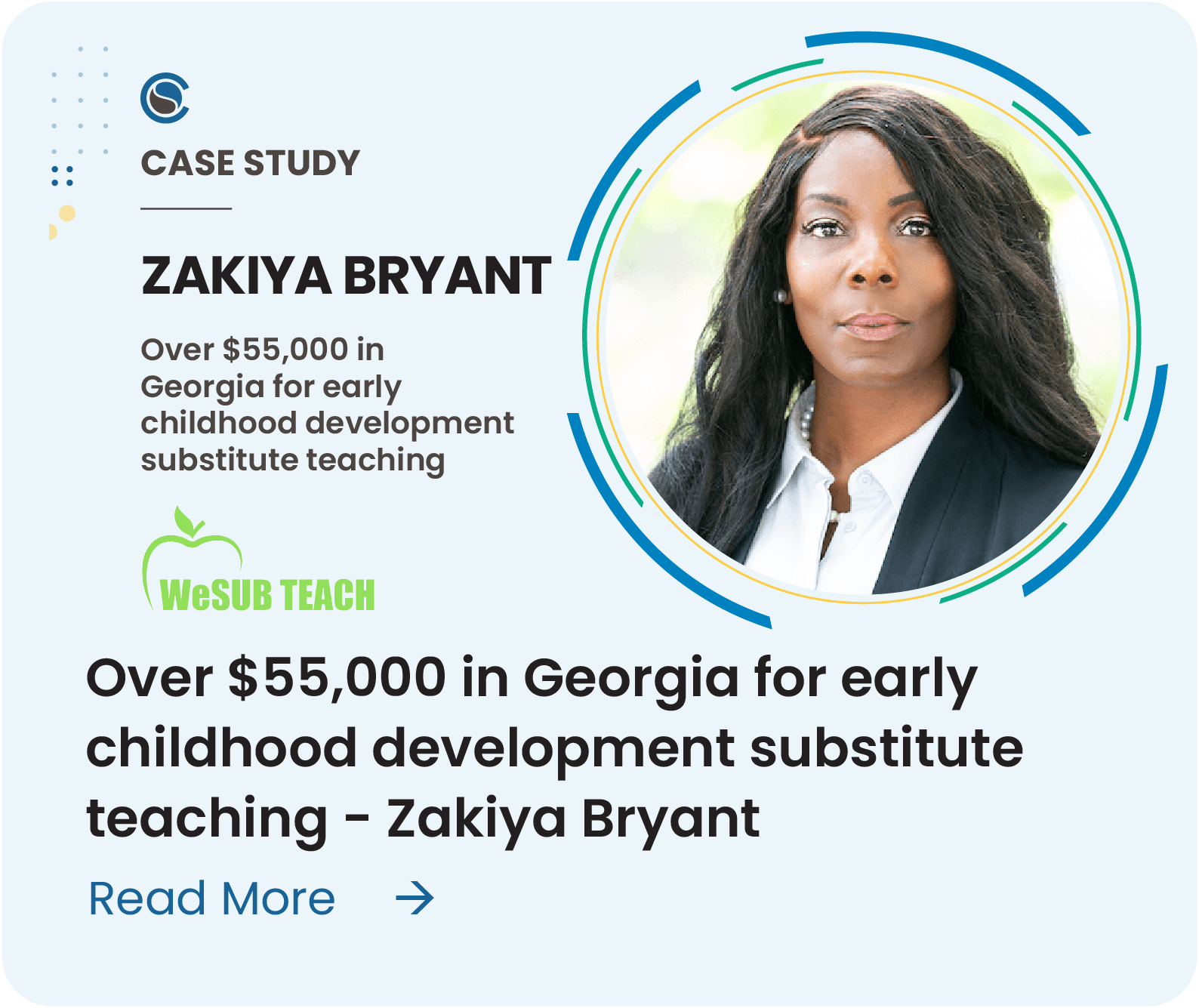 Case Study Zakiya Bryant WeSUBTeach Credit Suite