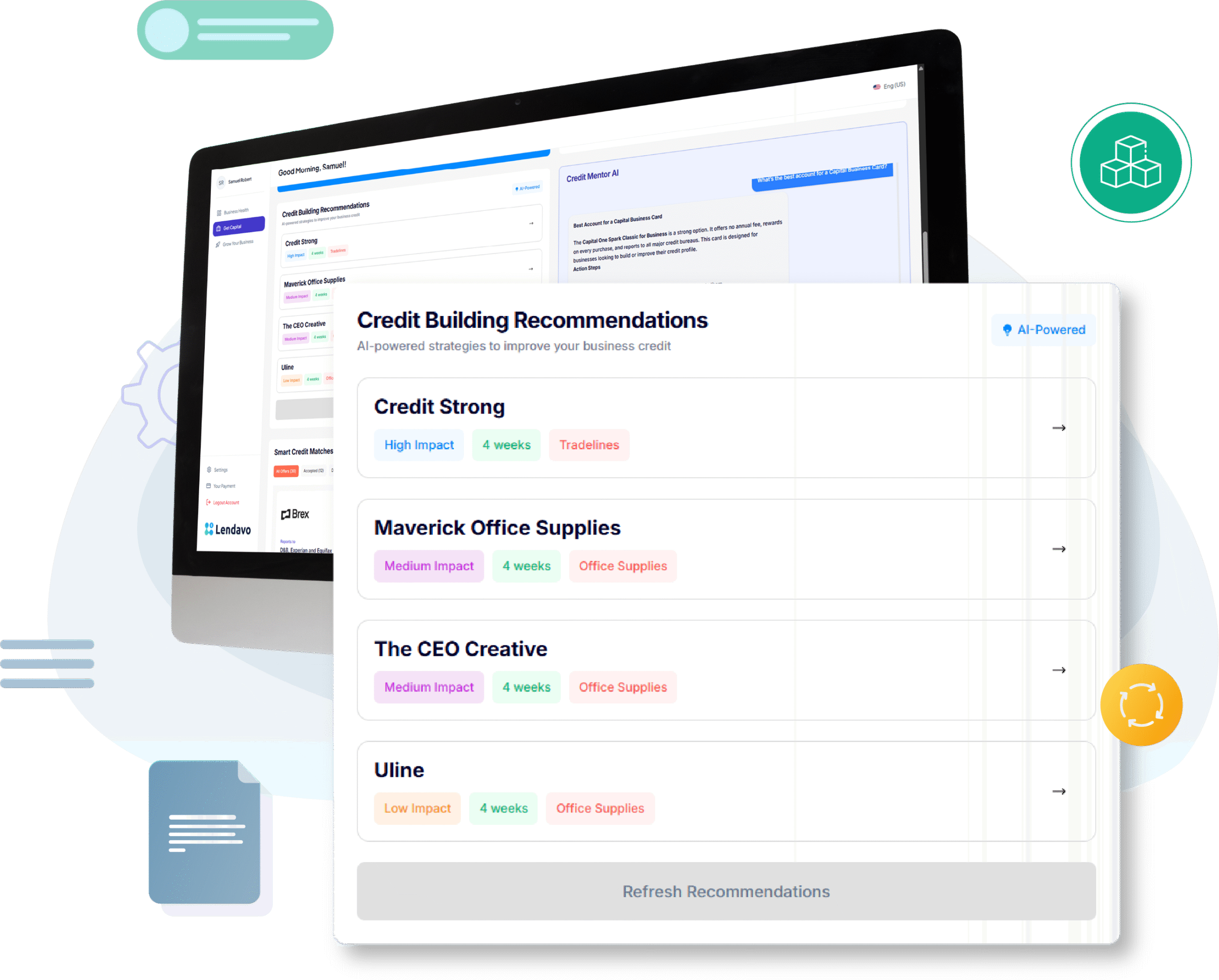 Credit Building Recommendations